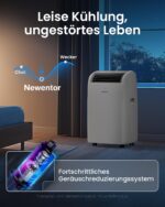 Newentor Mobile Klimaanlage 14000 BTU mit Abluftschlauch, bis 50 m² – Bild 5