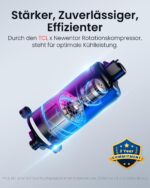 Newentor Mobile Klimaanlage 14000 BTU mit Abluftschlauch, bis 50 m² – Bild 2