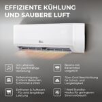 Kältebringer Split Klimaanlage 9000 BTU, 2,6 kW, WiFi/App, bis 45 m² – Bild 4