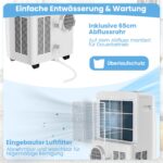 COSTWAY Mobile Klimaanlage 16000 BTU, 5-in-1, App, bis 150 m³ – Bild 7
