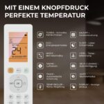 Kältebringer Split Klimaanlage 9000 BTU, 2,6 kW, WiFi/App, bis 45 m² – Bild 5