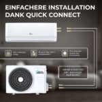 Kältebringer Quick Connect Split Klimaanlage 18000 BTU, 5,3 kW, WiFi/App – Bild 2