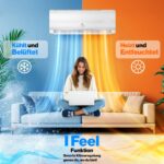 KESSER Split Klimaanlage 12000 BTU, WiFi/App, Kühlen A++ & Heizen A+ – Bild 4