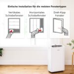 Bosch Cool 2000 Mobiles Klimagerät 3-in-1, 2,6 kW, bis 35 m² – Bild 6