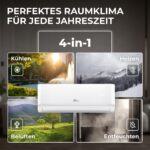 Kältebringer Split Klimaanlage 18000 BTU, 5,3 kW, WiFi/App, bis 91 m² – Bild 3