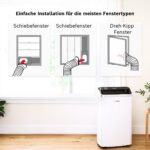 Bosch Cool 5100 Mobiles Klimagerät 3-in-1, 3,4 kW, bis 46 m² – Bild 7