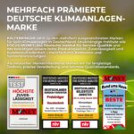Kältebringer Split Klimaanlage 9000 BTU, 2,6 kW, WiFi/App, bis 45 m² – Bild 2